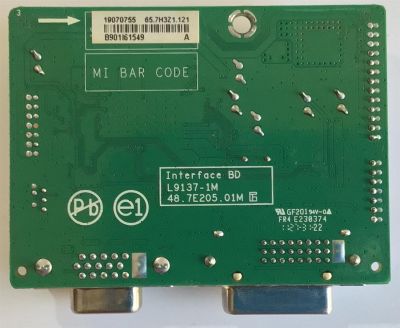 MAIN PARA MONITOR ACER LCD / NUMERO DE PARTE 65.7H3Z1.121 / 48.7E205.01M / 19070755 / B901I61549 / MODELO P237HL - Imagen 2